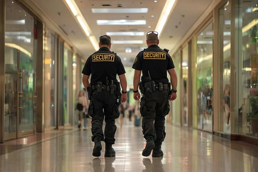 Security Officers Patrolling Mall in Edmonton - WEM Mall Security